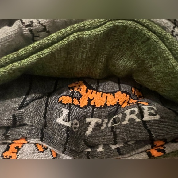 LE TIGRE 6 PACK MEN'S LOW CUT SOCKS TRAINING STYLE #TIGER SHOE SIZE 6-12 NWT - Picture 11 of 16